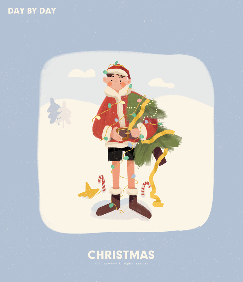 查看《一个人的愿望只是空想<Christmas>》原图，原图尺寸：800x925