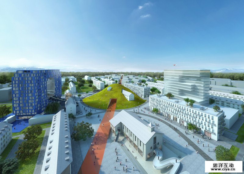 查看《曼海姆新社区：绿色‘山丘’与字母形塔楼》原图，原图尺寸：800x570